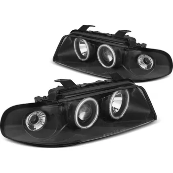 Přední světlomet Přední světla, AUDI A4, 1994-1998, ANGEL EYES CCFL BLACK (57.LPAUD7)