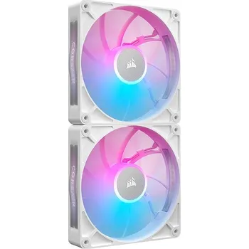 Corsair iCUE LINK RX140 RGB MAX White Dual Fan Kit
