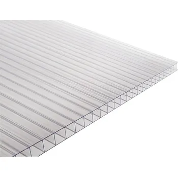 Polykarbonátová deska Gutta Polykarbonátová deska Guttagliss DUAL BOX 10 mm (2500 × 1050 mm) – 2,625 m² (čirá) – cena za m²