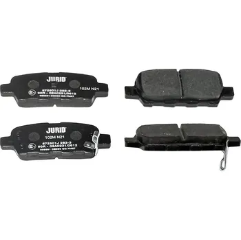 Brzdová destička Sada brzdových destiček, kotoučová brzda JURID 572501J