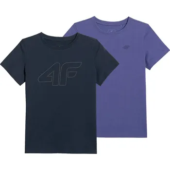 Chlapecké tričko CHLAPECKÉ TRIČKO 4F DĚTSKÉ TRIČKO SADA 2 KS VEL. 146