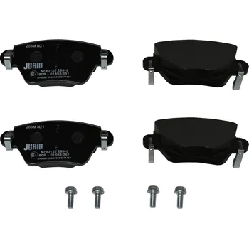 Brzdová destička Sada brzdových destiček, kotoučová brzda JURID 573012J