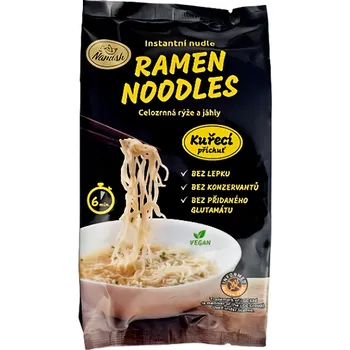 Instantní nudle celozrnná rýže a jáhly - kuřecí příchuť bez lepku 57g