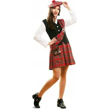 Karnevalový kostým Kostým Skotská Sukně Skotský Kilt Kostým Skotka M/L