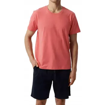 Pánské pyžamo Pánské pyžamo s krátkým rukávem bavlna Atlantic S