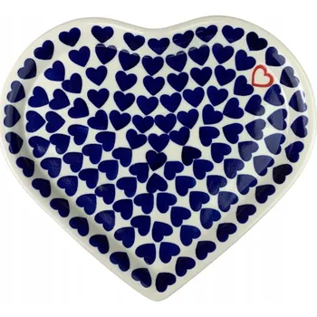Talíř Talíř Srdce D-10 Keramika Bolesławiec