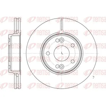 Brzdový kotouč Brzdový kotouč REMSA 6697.10