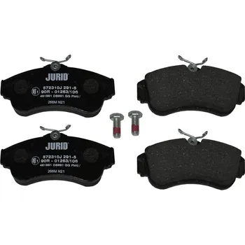 Brzdová destička Sada brzdových destiček, kotoučová brzda JURID 572310J