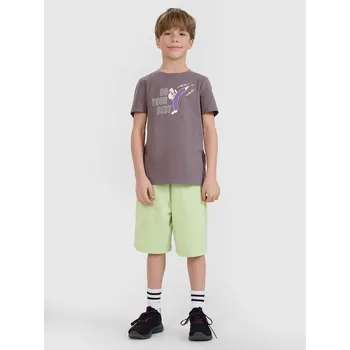 Chlapecké kraťasy 4F Chlapecké teplákové Kraťasy - zelené, Velikost 164 (13-14 let)