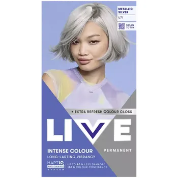 Vlasová kosmetika Schwarzkopf Barva na vlasy Live Urban Metallics U71 metallic silver