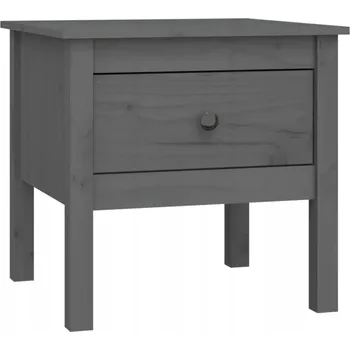 Obývací pokoj VidaXL Čtvercový konferenční stolek 50 x 50 x 4,9 9 Cm šedý