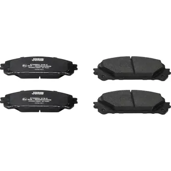 Brzdová destička Sada brzdových destiček, kotoučová brzda JURID 572655J
