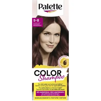 Barva na vlasy Palette Color Shampoo 217 mahagonový
