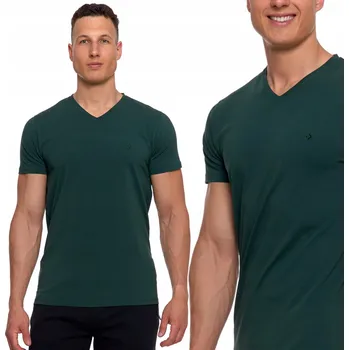 Pánské tričko PÁNSKÉ TRIČKO PREMIUM Tričko s krátkým rukávem, hladké, střih Slim Fit MORAJ XL