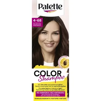 Barva na vlasy Palette Barva na vlasy Color Shampoo 4-68 kaštanový