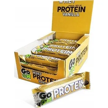 Proteinová tyčinka Go On Nutrition vanilková WPC 24x50 g