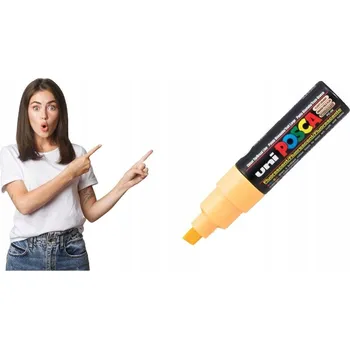 Dekorativní oranžový fix Uni Posca 1 ks