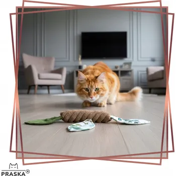 Hračka pro kočku Hračka pro kočky se šantou kočičí PRASKA - Eco Cats Collection