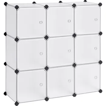 Úložný box SONGMICS Úložná jednotka, 93x31x93cm, černá Skladování plastových kostek