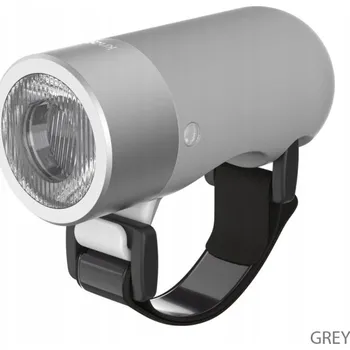 Cyklosvítilna Knog Plug LED přední světlo 140 lumenů šedé
