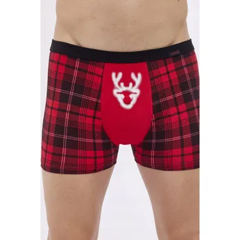 Pánské spodní prádlo CORNETTE PÁNSKÉ BOXERKY 007/76 RED NOSE 2 L/40