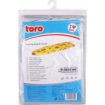 Žehlicí prkno Potah na žehlicí prkno TORO nepřilnavý povrch 32x112cm