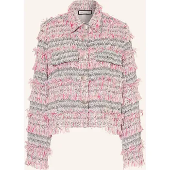 Sem Per Lei Dámská Bunda Hranatého Střihu Z Buklé S Třpytivou...