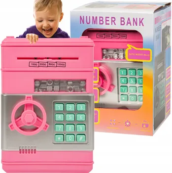 Pokladnička POKLADNIČKA SEF BLOW SB-06 RŮŽOVÝ NA PIN, ELEKTRONICKÁ PRO DĚTI