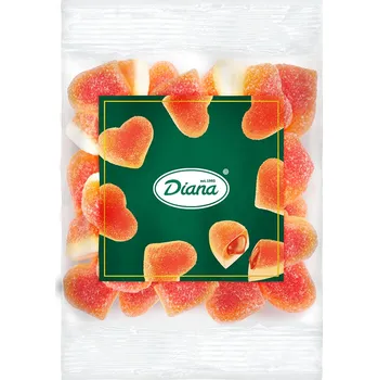 Bonbon Diana Company Želé broskvová srdíčka plněná 100g