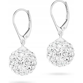 Náušnice STŘÍBRNÉ NÁUŠNICE ryzost 925 Krystaly Swarovski