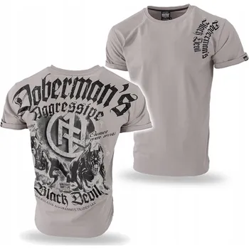 Pánské oblečení Béžová Tričko Dobermans Aggressive TS198 vel. L