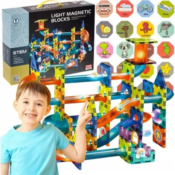 ostatní stavebnice STATOR Stavebnice, velká kuličková dráha + světla