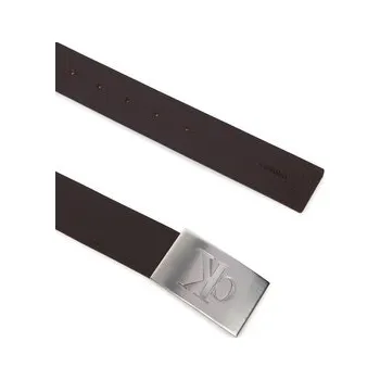 Opasek Pásek Calvin Klein Ssnl Mono Plaque 35Mm Fixed LV04D7086G Hnědá 85