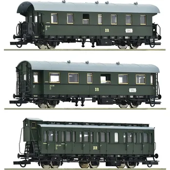 Modelová železnice Roco 3dílná sada vedlejšího vlaku DR - 6200131