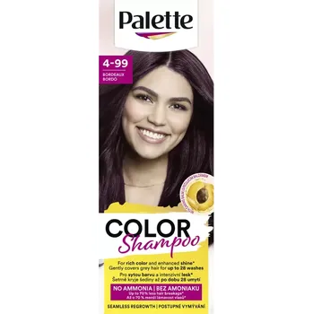 Barva na vlasy Palette Barva na vlasy Color Shampoo 4-99 bordó