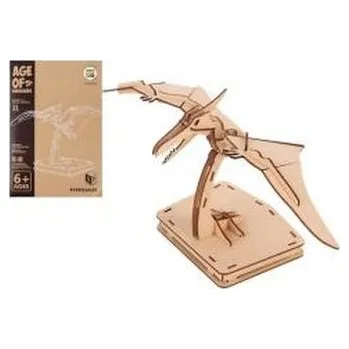 Dřevěná hračka Puzzle drewniane 3D Dinozaur Pterozaur