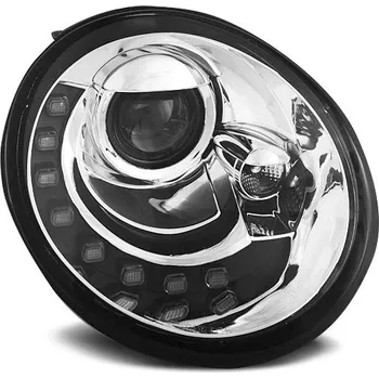 Přední světlomet Přední světla, VW NEW BEETLE, 1998-2005, LED CHROME (88.LPVWL6)