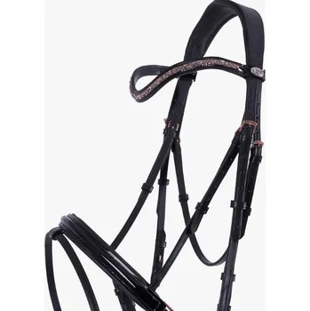 Uzdečka QHP Amor Barva: černá, Velikost: COB