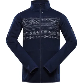 Pánská mikina Alpine Pro Zeg Pánský outdoorový svetr MPLB137 perská modrá L