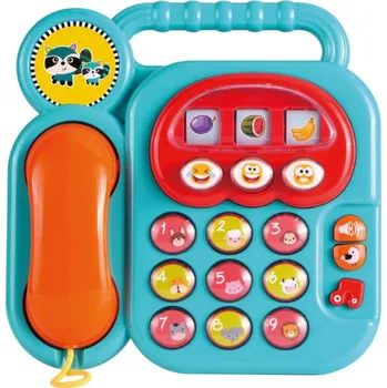 WIKY Maamaa Telefon se sluchátkem 20x20 cm zvukové efekty, 6m+