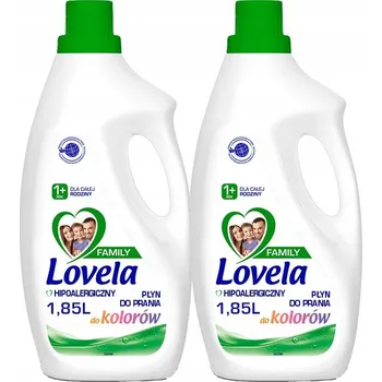 Prací gel Sada Lovela Family Tekutý prací prostředek na barvu pro děti 56 praní 2 x 1,85 l