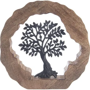 Orion 351852 Dřevěná dekorace strom života mango 30 cm