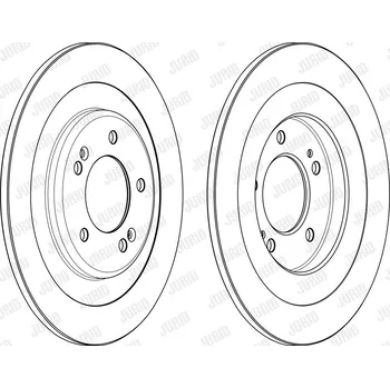 Brzdový kotouč Brzdový kotouč JURID 563001JC