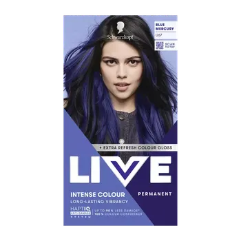 Vlasová kosmetika Schwarzkopf Barva na vlasy Live Urban Metallics U67 blue mercury