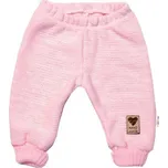 Pletené kojenecké kalhoty Hand Made Baby Nellys, růžové 68/74