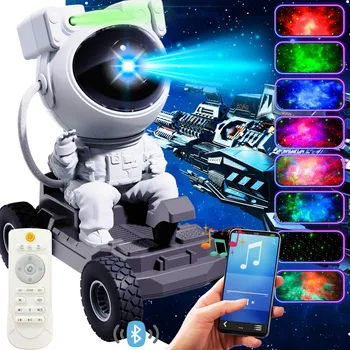 Projektor Projektor Noční Oblohy Vozidlo astronauta Projektor Reproduktor BLUETOOTH Zvuky přírody