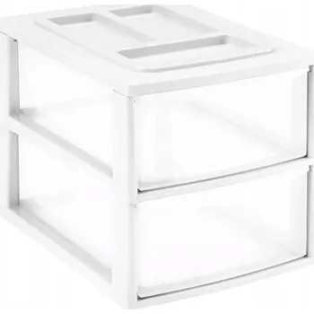 Úložný box Pořadač Heidrun A4, 2 zásuvky