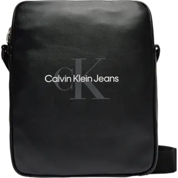 Kabelka Calvin Klein ledvinka na krk MONOGRAM SOFT REPORTER22 černá