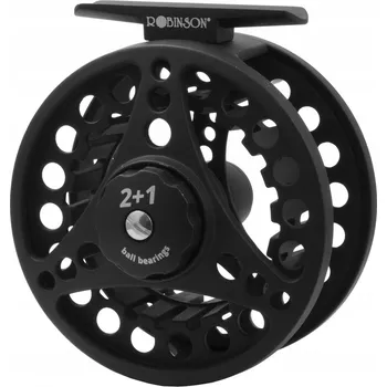 Rybářský naviják Muškařský naviják na mouchu Robinson Trigone 3/4 AFTM, velikost ložisek 2+1