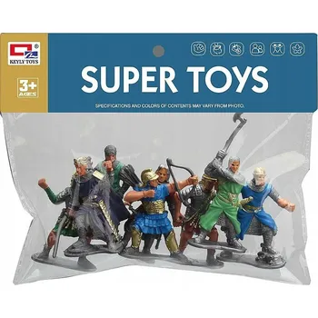 Figurka Sada figurek římských bojovníků; 20x17x3 cm, PVC